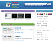 Tablet Screenshot of coupondiscountpromo.com